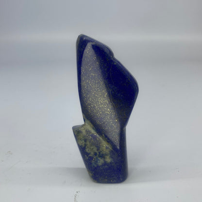 Lapis Lazuli, Lazurite, Afghanistan Minerals, Polished Gemstone, Royal Blue Lapis, Pyrite Inclusions, Freeform Lapis, Display Specimen
