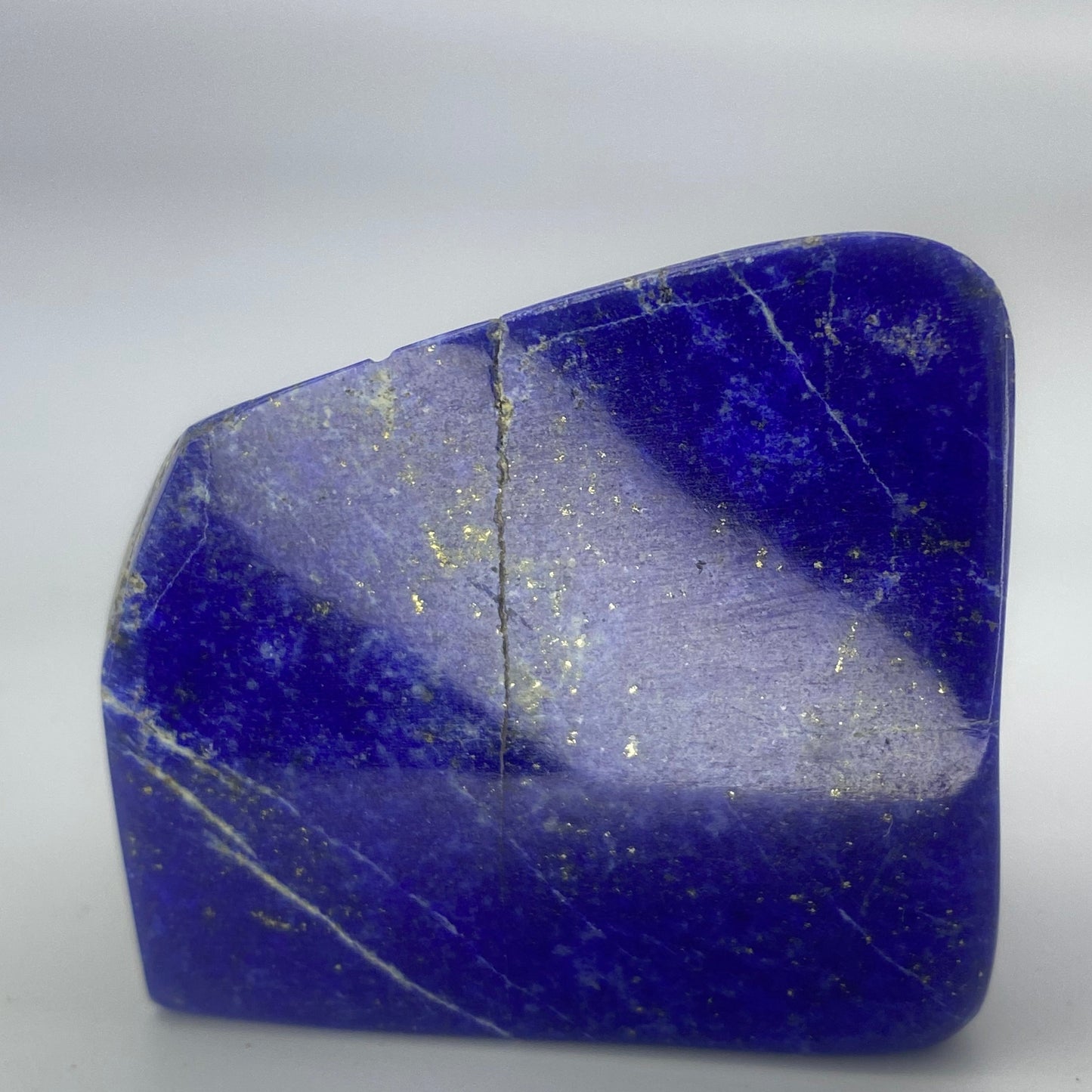 Lapis Lazuli, Lazurite, Afghanistan Minerals, Polished Gemstone, Royal Blue Lapis, Pyrite Inclusions, Freeform Lapis, Display Specimen