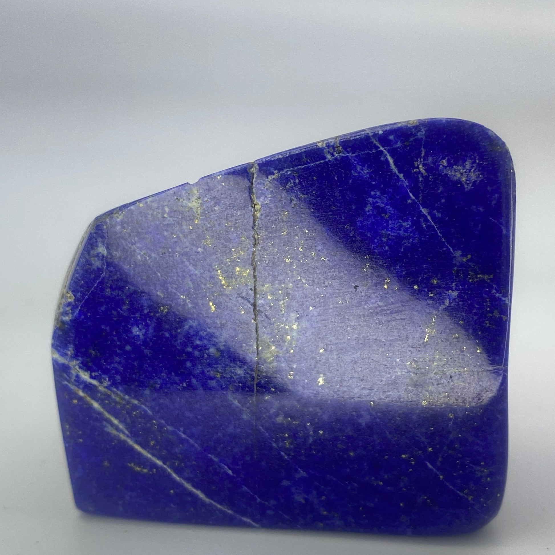 Lapis Lazuli, Lazurite, Afghanistan Minerals, Polished Gemstone, Royal Blue Lapis, Pyrite Inclusions, Freeform Lapis, Display Specimen