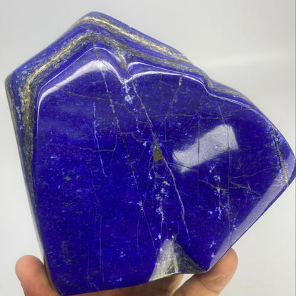 Lapis Lazuli, Lazurite, Afghanistan Minerals, Polished Gemstone, Royal Blue Lapis, Pyrite Inclusions, Lapis Block, Display Specimen