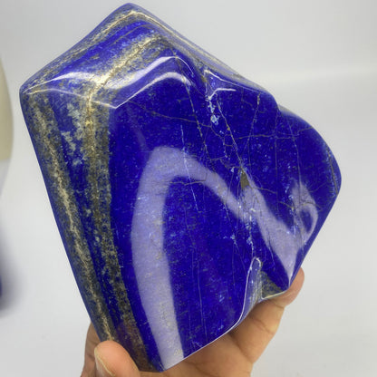 Lapis Lazuli, Lazurite, Afghanistan Minerals, Polished Gemstone, Royal Blue Lapis, Pyrite Inclusions, Lapis Block, Display Specimen