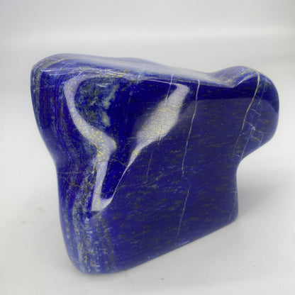 Lapis Lazuli, Lazurite, Afghanistan Minerals, Polished Gemstone, Royal Blue Lapis, Pyrite Inclusions, Freeform Lapis, Display Specimen