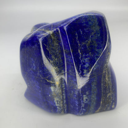 Lapis Lazuli, Lazurite, Afghanistan Minerals, Polished Gemstone, Royal Blue Lapis, Pyrite Inclusions, Freeform Lapis, Display Specimen