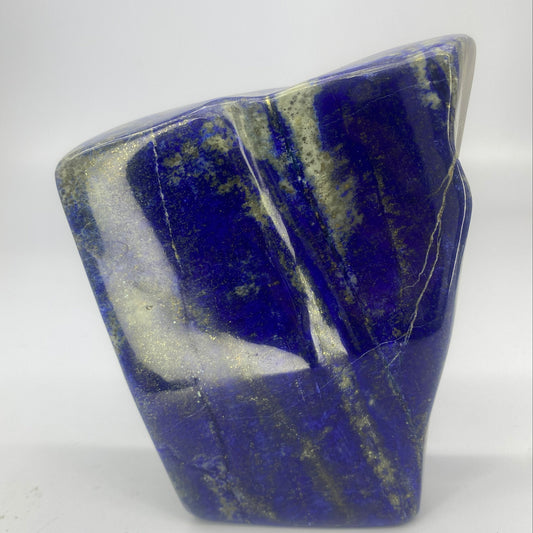 Lapis Lazuli, Lazurite, Afghanistan Minerals, Polished Gemstone, Royal Blue Lapis, Pyrite Inclusions, Lapis Block, Display Specimen