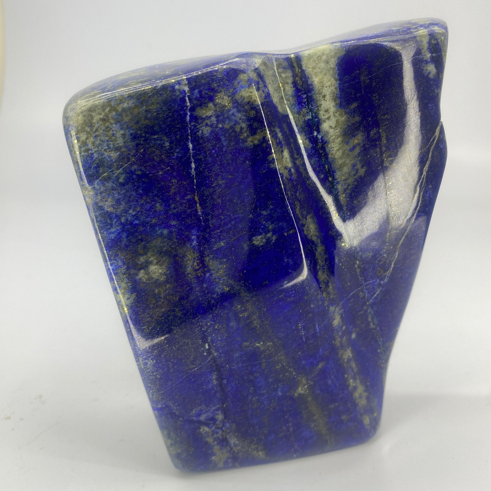 Lapis Lazuli, Lazurite, Afghanistan Minerals, Polished Gemstone, Royal Blue Lapis, Pyrite Inclusions, Lapis Block, Display Specimen