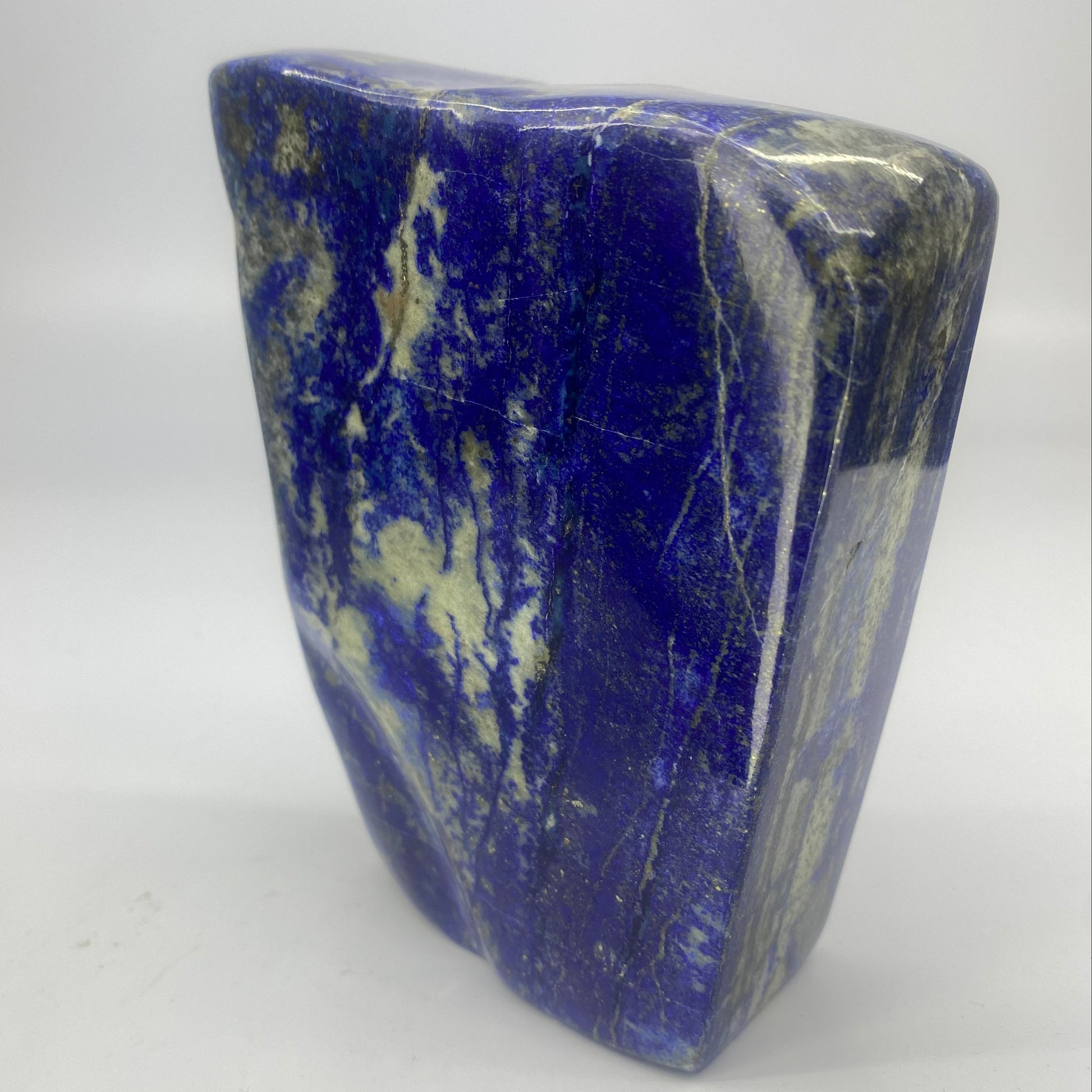 Lapis Lazuli, Lazurite, Afghanistan Minerals, Polished Gemstone, Royal Blue Lapis, Pyrite Inclusions, Lapis Block, Display Specimen