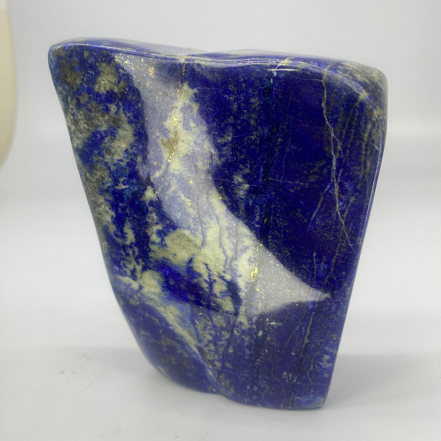 Lapis Lazuli, Lazurite, Afghanistan Minerals, Polished Gemstone, Royal Blue Lapis, Pyrite Inclusions, Lapis Block, Display Specimen