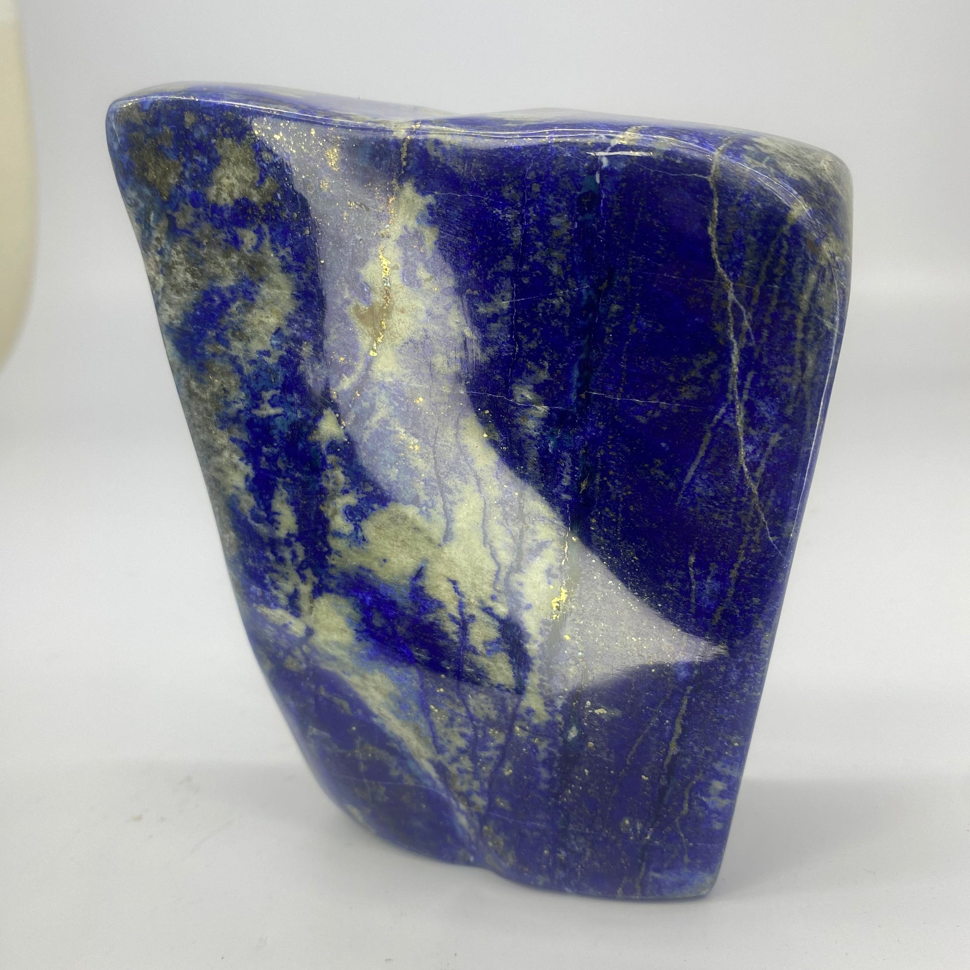 Lapis Lazuli, Lazurite, Afghanistan Minerals, Polished Gemstone, Royal Blue Lapis, Pyrite Inclusions, Lapis Block, Display Specimen