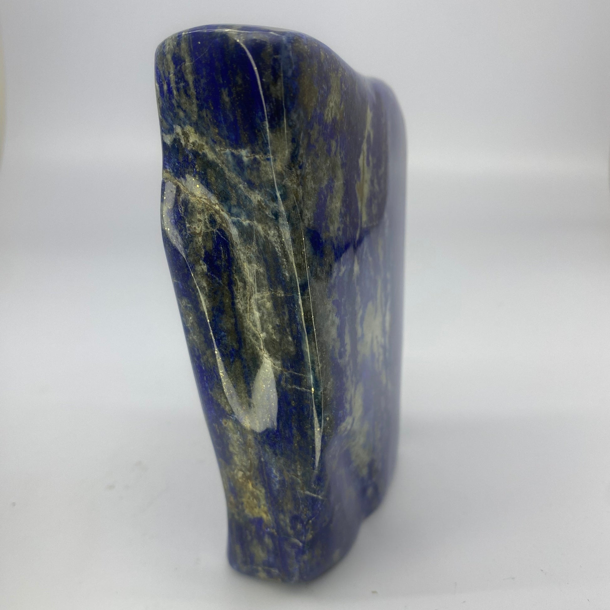 Lapis Lazuli, Lazurite, Afghanistan Minerals, Polished Gemstone, Royal Blue Lapis, Pyrite Inclusions, Lapis Block, Display Specimen