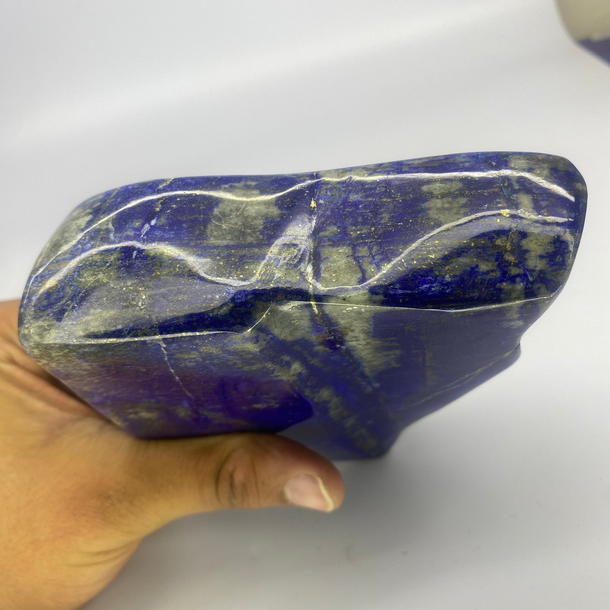 Lapis Lazuli, Lazurite, Afghanistan Minerals, Polished Gemstone, Royal Blue Lapis, Pyrite Inclusions, Lapis Block, Display Specimen