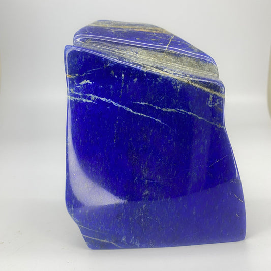 Lapis Lazuli, Lazurite, Afghanistan Minerals, Polished Gemstone, Royal Blue Lapis, Pyrite Inclusions, Lapis Block, Display Specimen