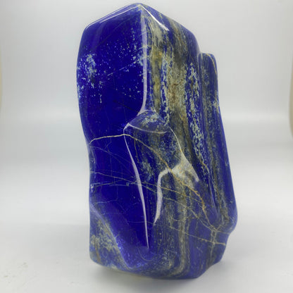 Lapis Lazuli, Lazurite, Afghanistan Minerals, Polished Gemstone, Royal Blue Lapis, Pyrite Inclusions, Lapis Block, Display Specimen