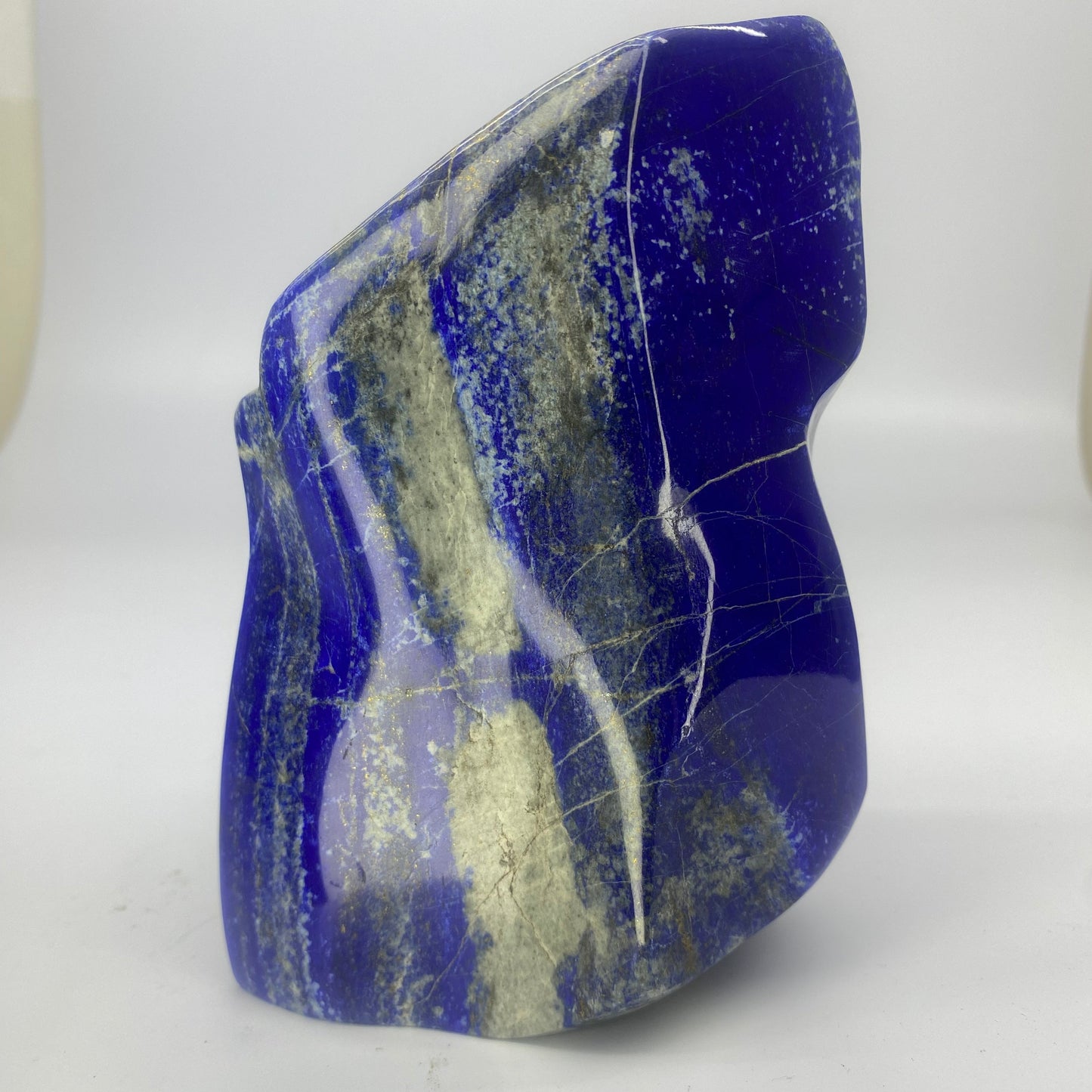 Lapis Lazuli, Lazurite, Afghanistan Minerals, Polished Gemstone, Royal Blue Lapis, Pyrite Inclusions, Lapis Block, Display Specimen