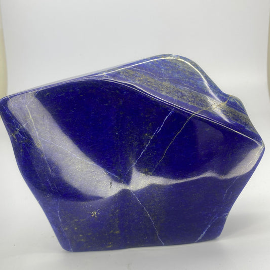Lapis Lazuli, Lazurite, Afghanistan Minerals, Polished Gemstone, Royal Blue Lapis, Pyrite Inclusions, Lapis Block, Display Specimen