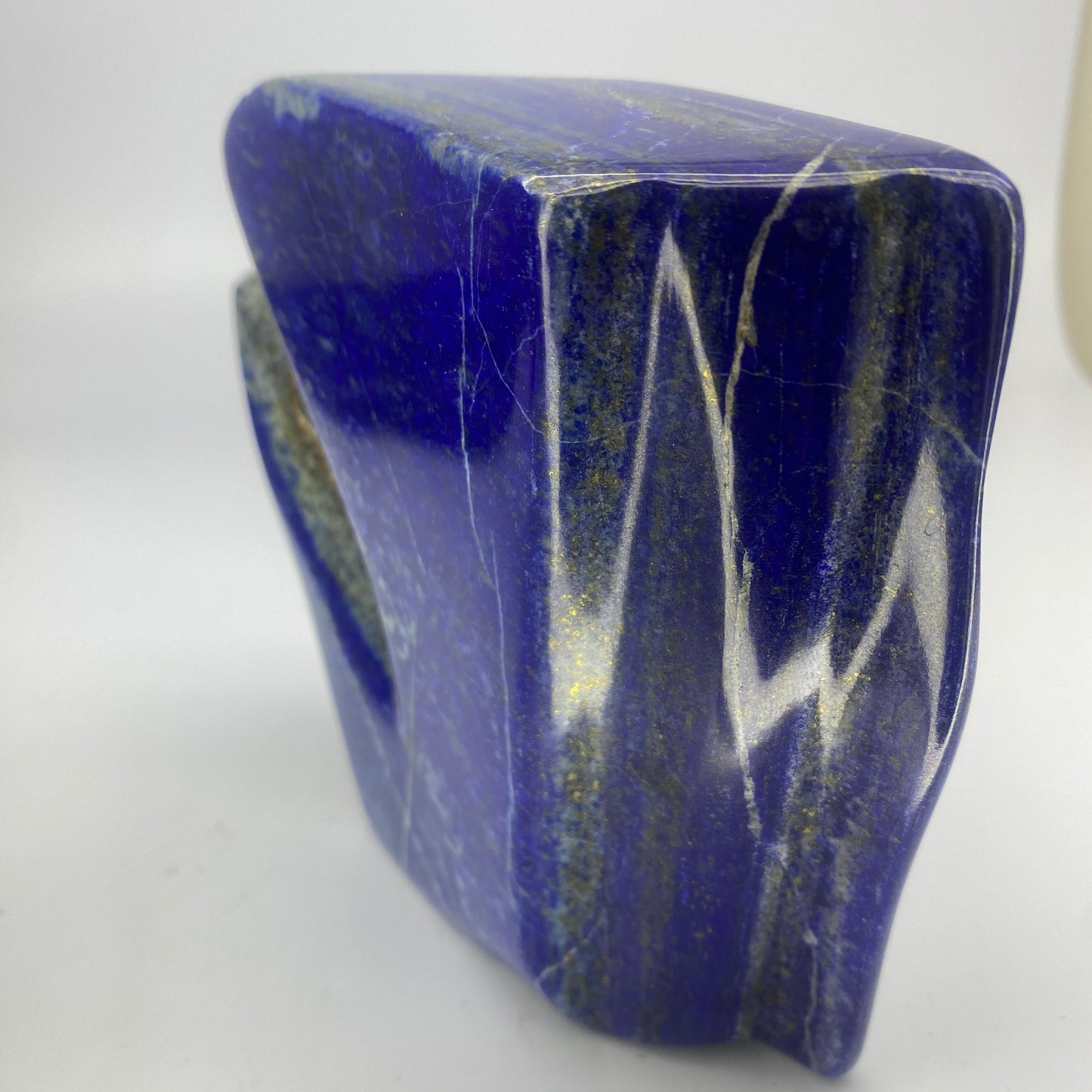 Lapis Lazuli, Lazurite, Afghanistan Minerals, Polished Gemstone, Royal Blue Lapis, Pyrite Inclusions, Lapis Block, Display Specimen