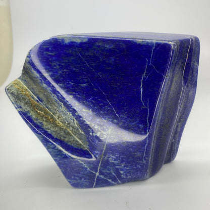 Lapis Lazuli, Lazurite, Afghanistan Minerals, Polished Gemstone, Royal Blue Lapis, Pyrite Inclusions, Lapis Block, Display Specimen