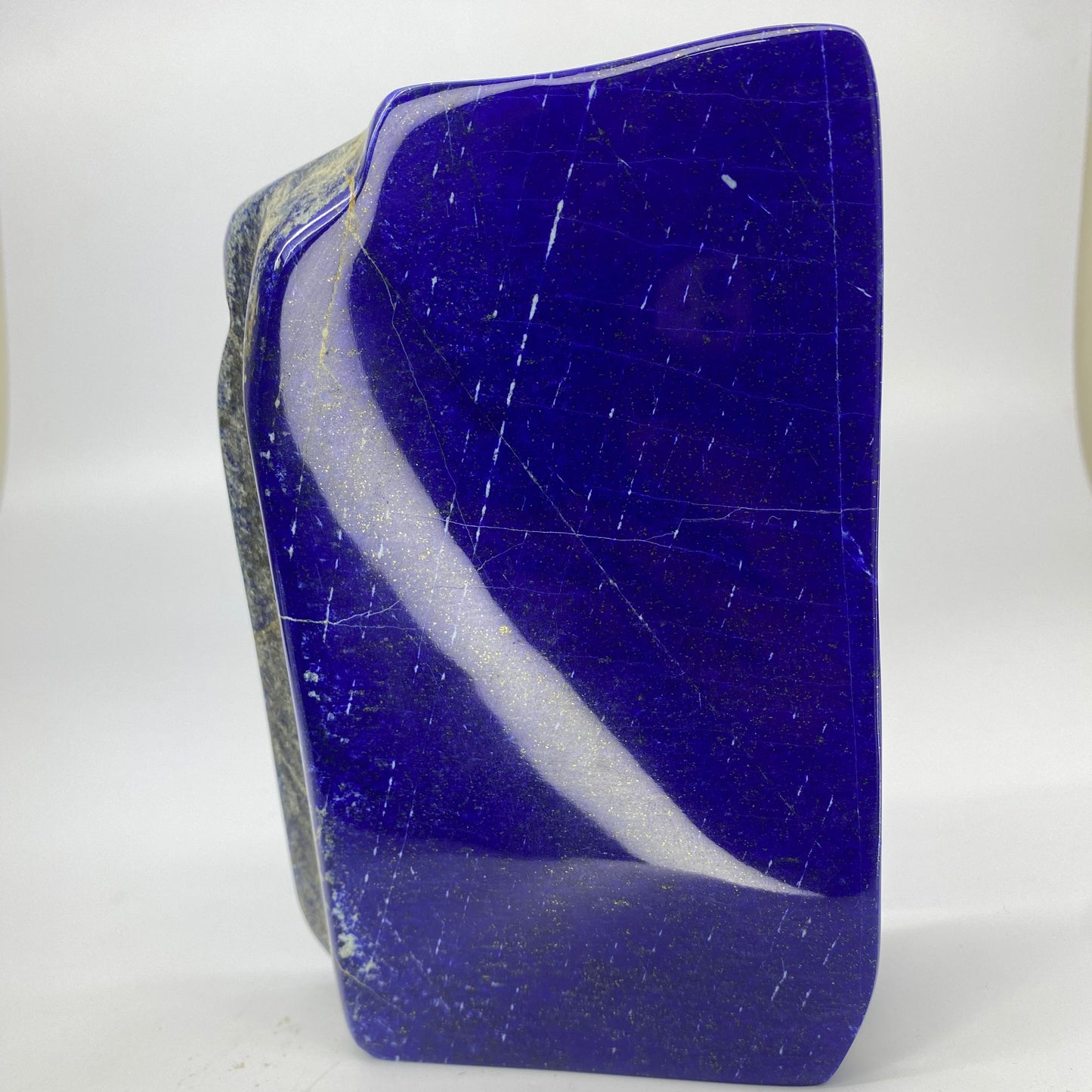 Lapis Lazuli, Lazurite, Afghanistan Minerals, Polished Gemstone, Royal Blue Lapis, Pyrite Inclusions, Lapis Block, Display Specimen