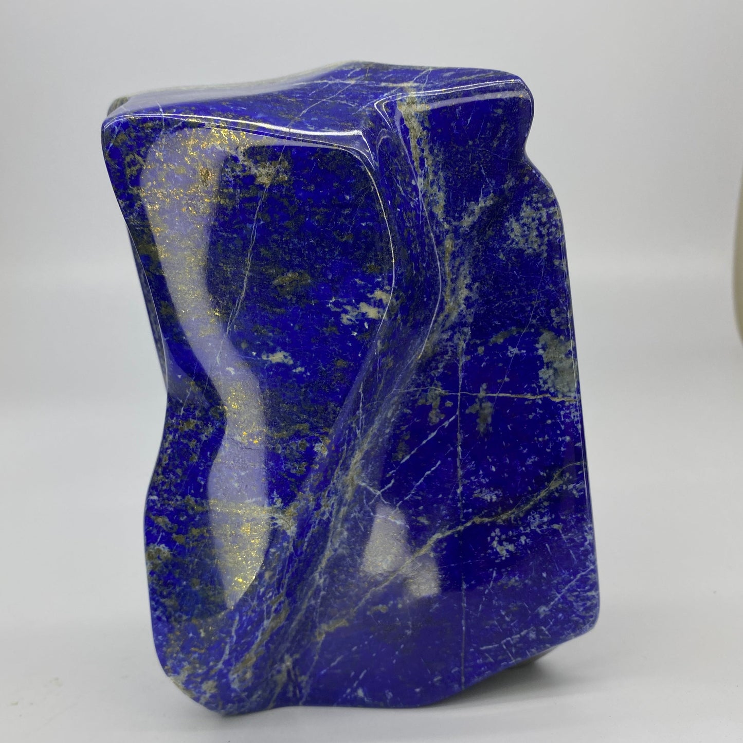 Lapis Lazuli, Lazurite, Afghanistan Minerals, Polished Gemstone, Royal Blue Lapis, Pyrite Inclusions, Lapis Block, Display Specimen