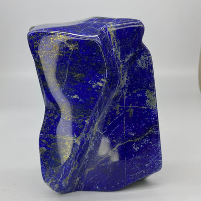 Lapis Lazuli, Lazurite, Afghanistan Minerals, Polished Gemstone, Royal Blue Lapis, Pyrite Inclusions, Lapis Block, Display Specimen