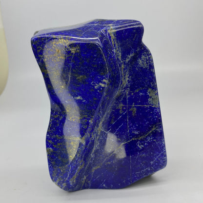 Lapis Lazuli, Lazurite, Afghanistan Minerals, Polished Gemstone, Royal Blue Lapis, Pyrite Inclusions, Lapis Block, Display Specimen