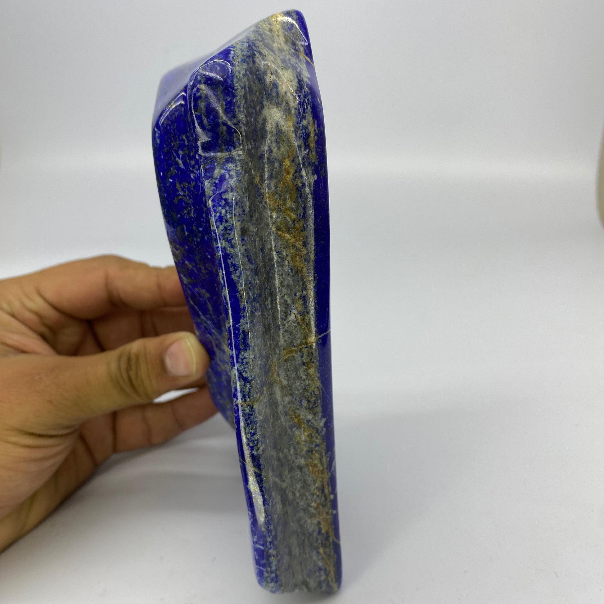 Lapis Lazuli, Lazurite, Afghanistan Minerals, Polished Gemstone, Royal Blue Lapis, Pyrite Inclusions, Lapis Block, Display Specimen