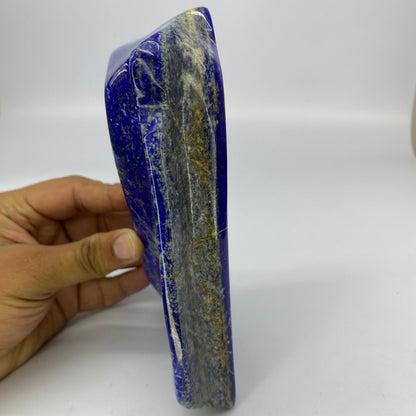Lapis Lazuli, Lazurite, Afghanistan Minerals, Polished Gemstone, Royal Blue Lapis, Pyrite Inclusions, Lapis Block, Display Specimen
