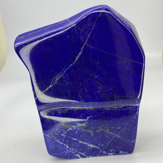 Lapis Lazuli, Lazurite, Afghanistan Minerals, Polished Gemstone, Royal Blue Lapis, Pyrite Inclusions, Lapis Block, Display Specimen