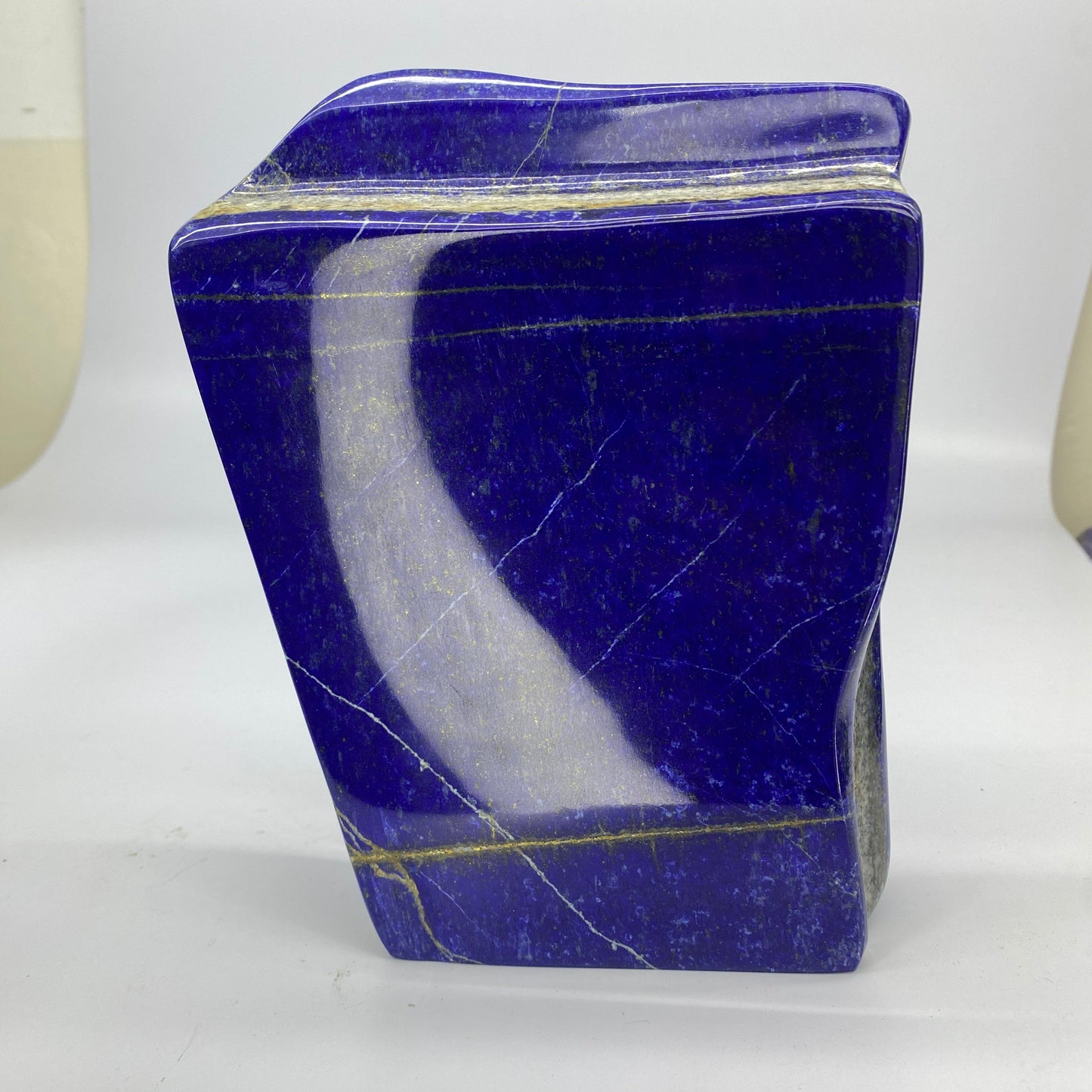 Lapis Lazuli, Lazurite, Afghanistan Minerals, Polished Gemstone, Royal Blue Lapis, Pyrite Inclusions, Lapis Block, Display Specimen