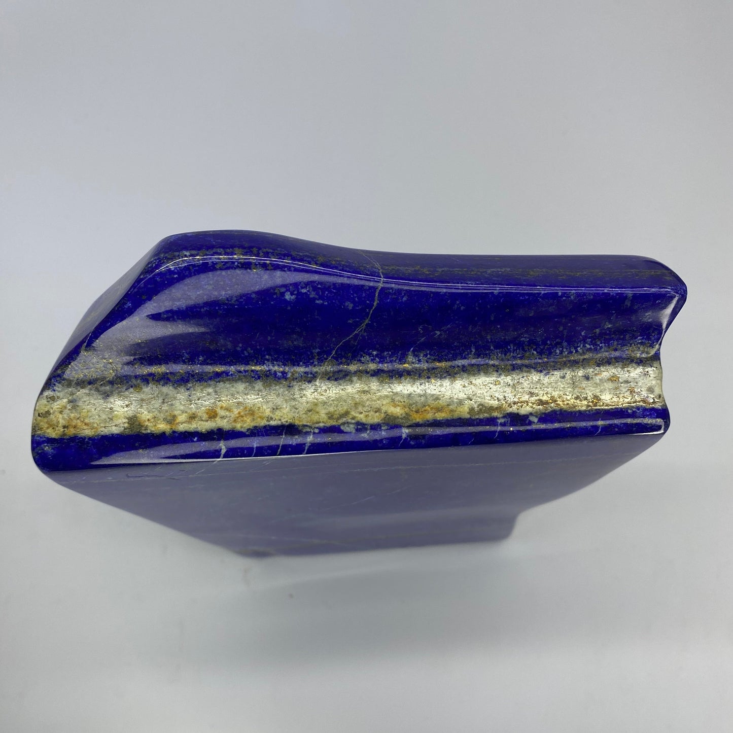 Lapis Lazuli, Lazurite, Afghanistan Minerals, Polished Gemstone, Royal Blue Lapis, Pyrite Inclusions, Lapis Block, Display Specimen