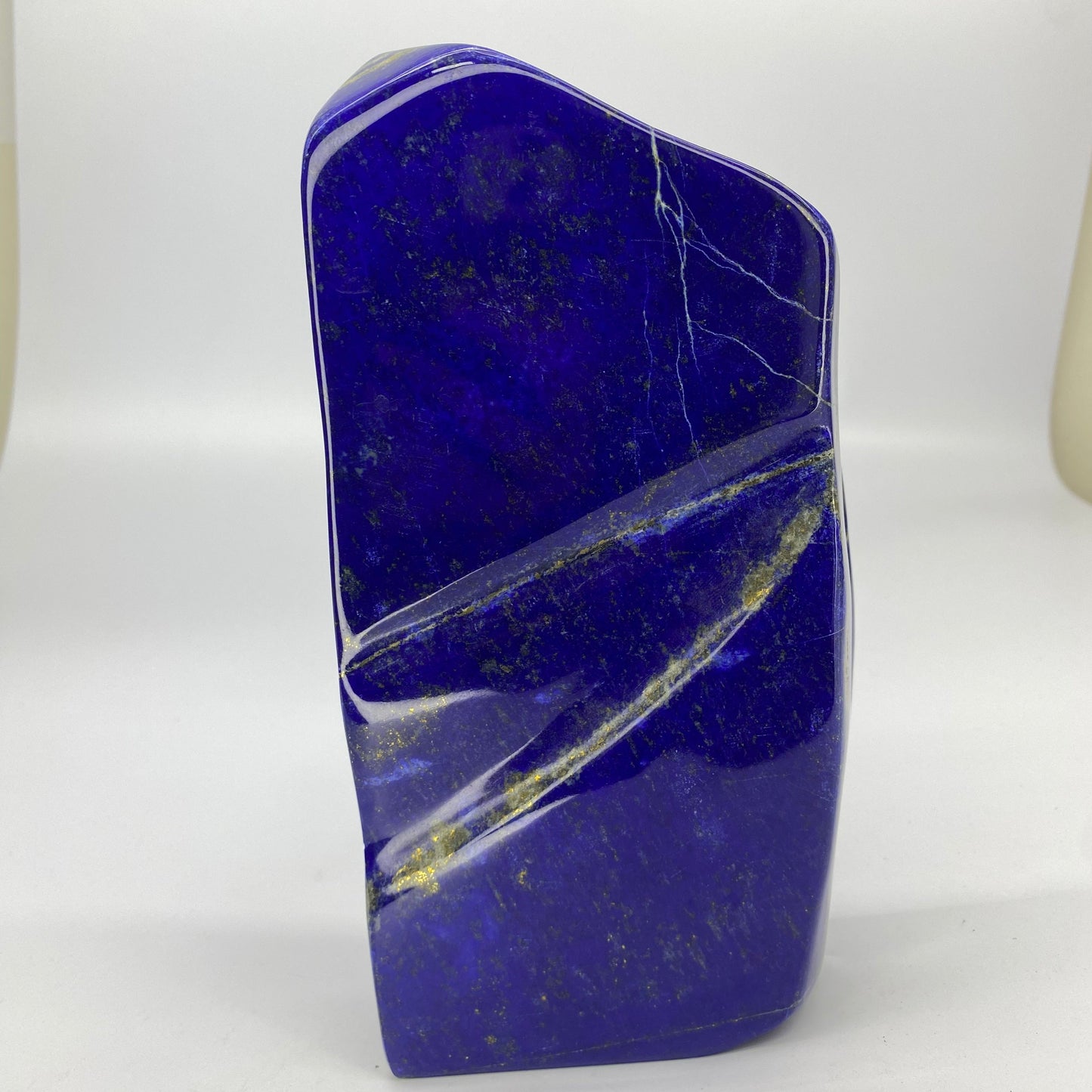 Lapis Lazuli, Lazurite, Afghanistan Minerals, Polished Gemstone, Royal Blue Lapis, Pyrite Inclusions, Lapis Block, Display Specimen