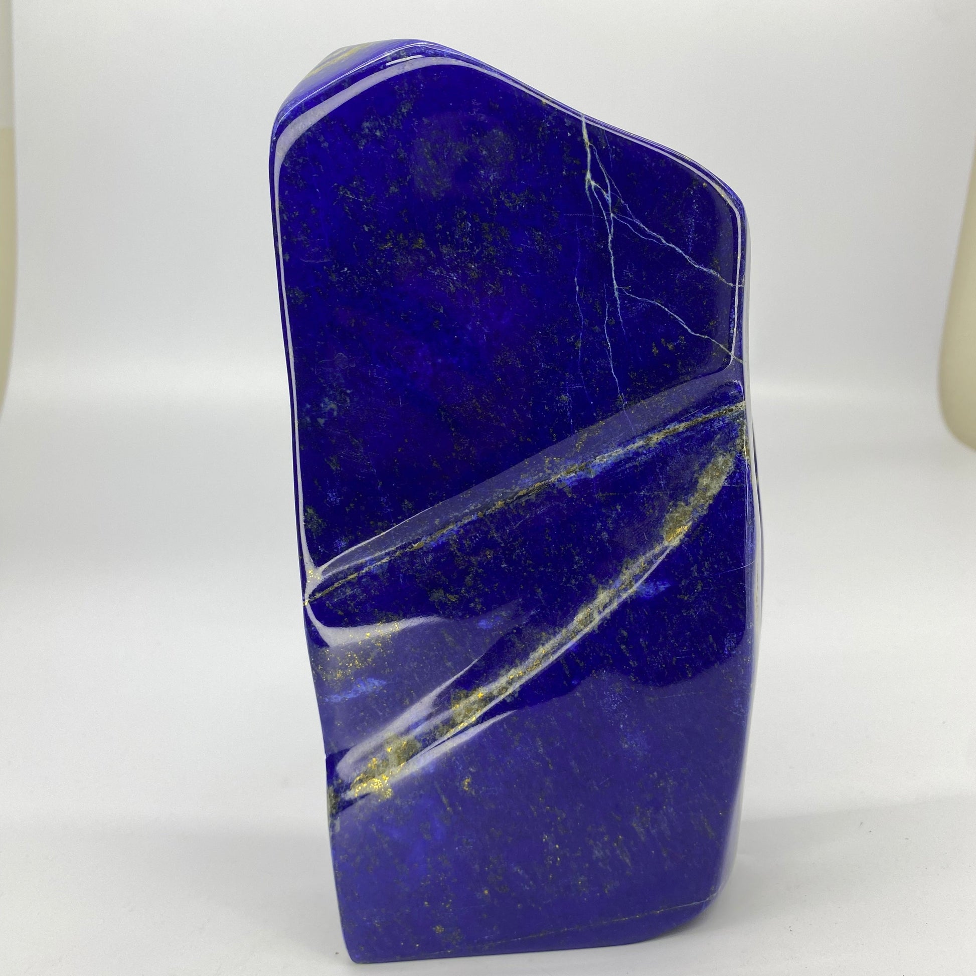 Lapis Lazuli, Lazurite, Afghanistan Minerals, Polished Gemstone, Royal Blue Lapis, Pyrite Inclusions, Lapis Block, Display Specimen
