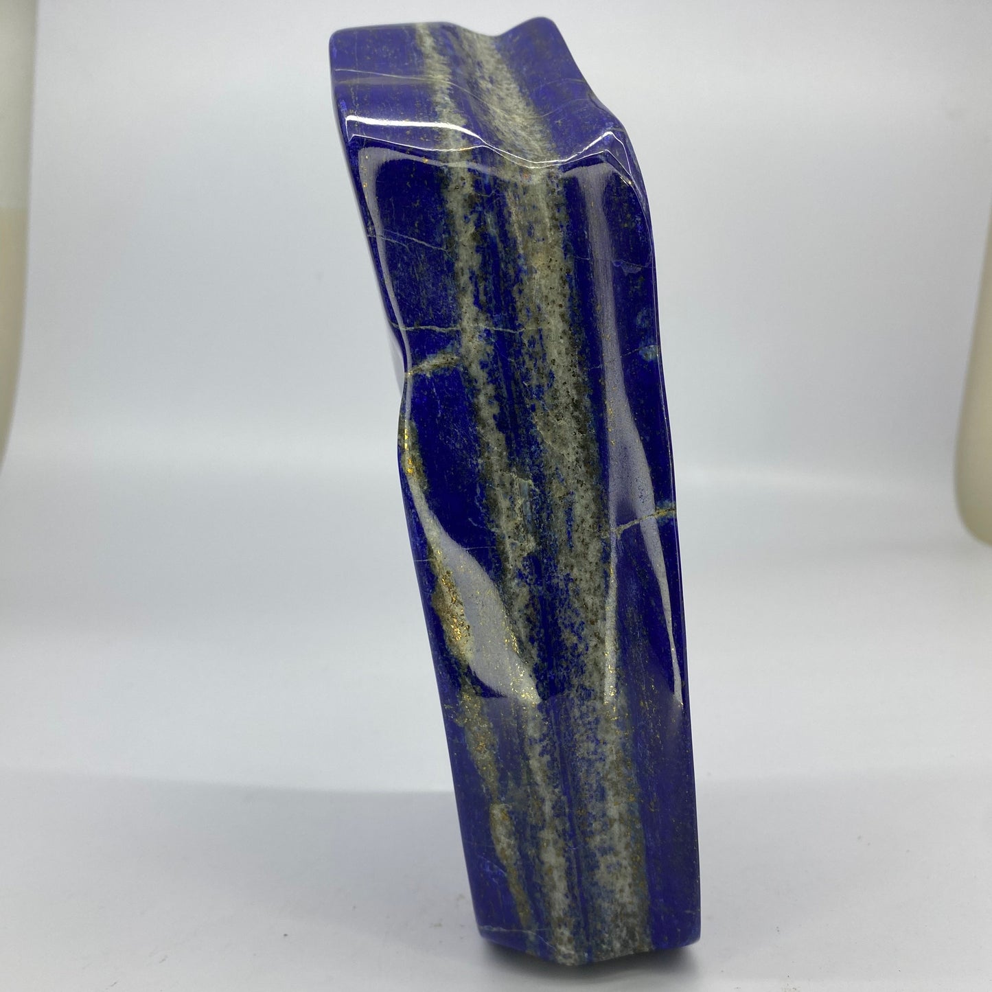 Lapis Lazuli, Lazurite, Afghanistan Minerals, Polished Gemstone, Royal Blue Lapis, Pyrite Inclusions, Lapis Block, Display Specimen