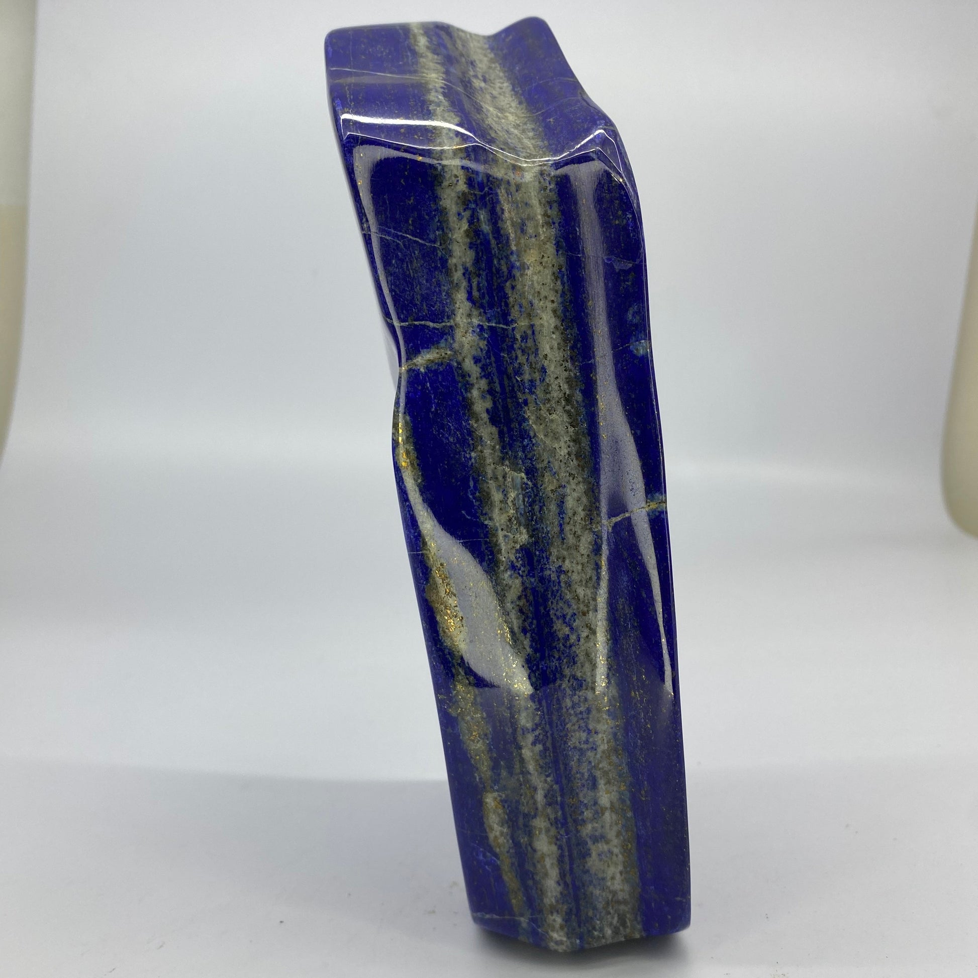 Lapis Lazuli, Lazurite, Afghanistan Minerals, Polished Gemstone, Royal Blue Lapis, Pyrite Inclusions, Lapis Block, Display Specimen