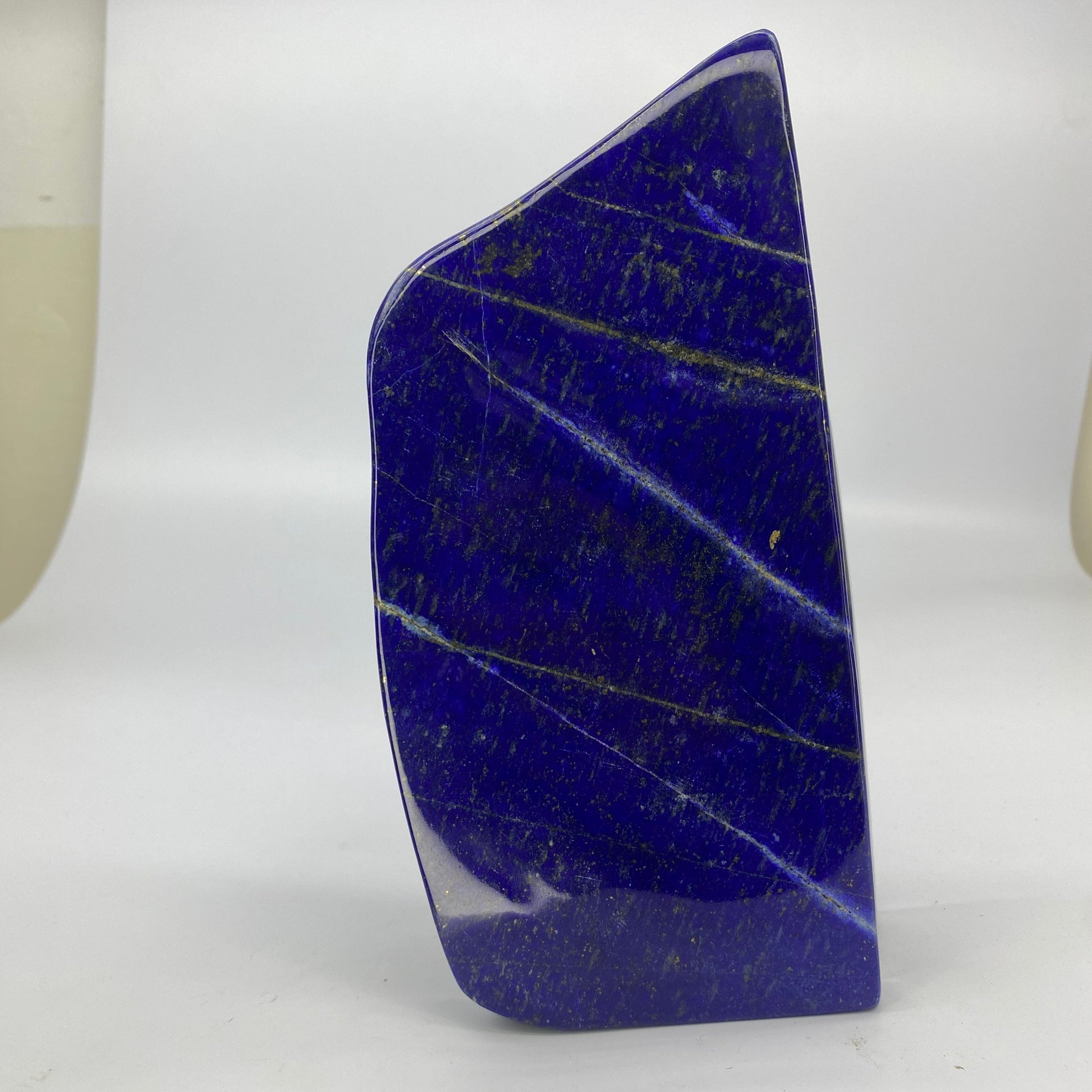 Lapis Lazuli, Lazurite, Afghanistan Minerals, Polished Gemstone, Royal Blue Lapis, Pyrite Inclusions, Lapis Block, Display Specimen
