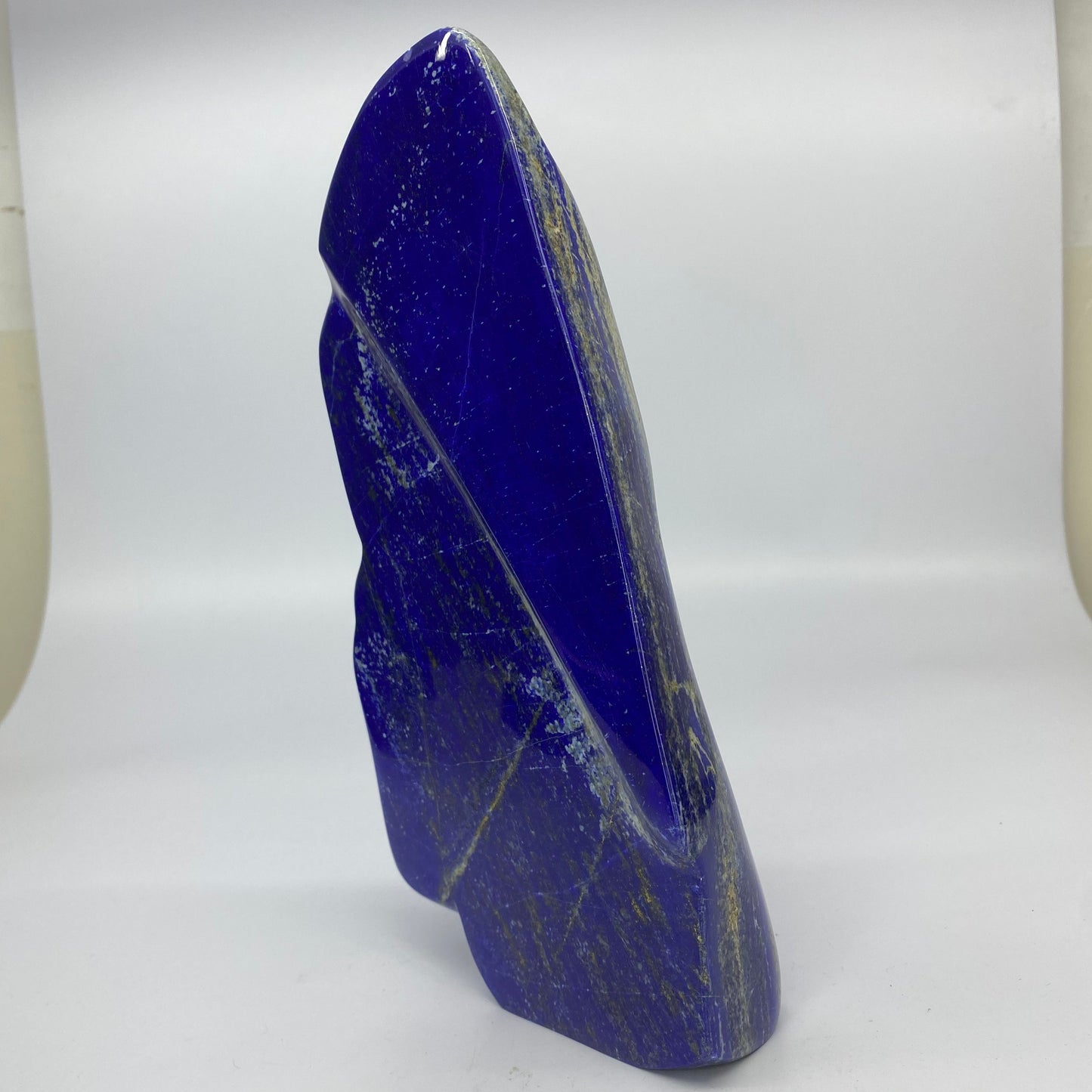 Lapis Lazuli, Lazurite, Afghanistan Minerals, Polished Gemstone, Royal Blue Lapis, Pyrite Inclusions, Lapis Block, Display Specimen