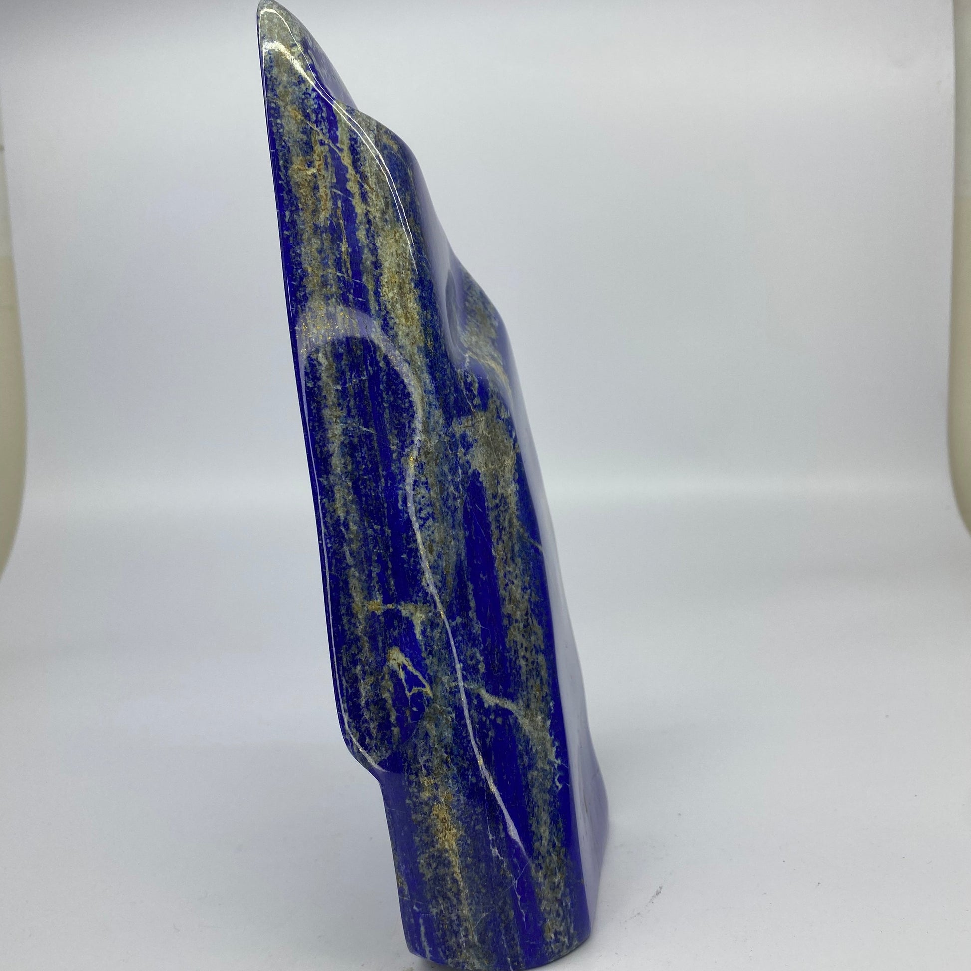 Lapis Lazuli, Lazurite, Afghanistan Minerals, Polished Gemstone, Royal Blue Lapis, Pyrite Inclusions, Lapis Block, Display Specimen
