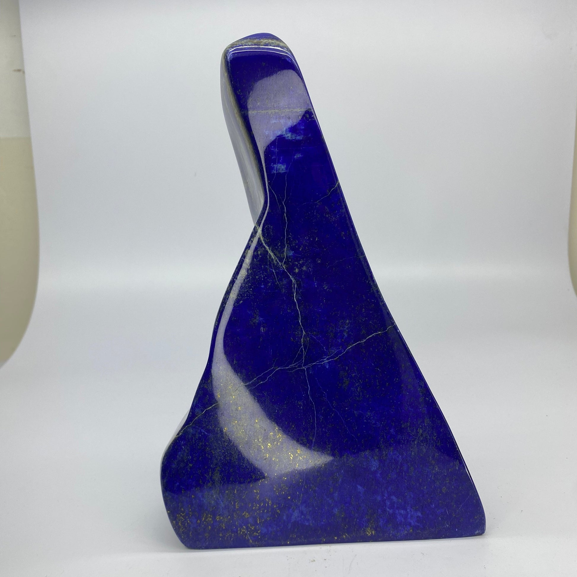 Lapis Lazuli, Lazurite, Afghanistan Minerals, 2.65kg, Polished Gemstone, Royal Blue Lapis, Pyrite Inclusions, Lapis Block, Display Specimen