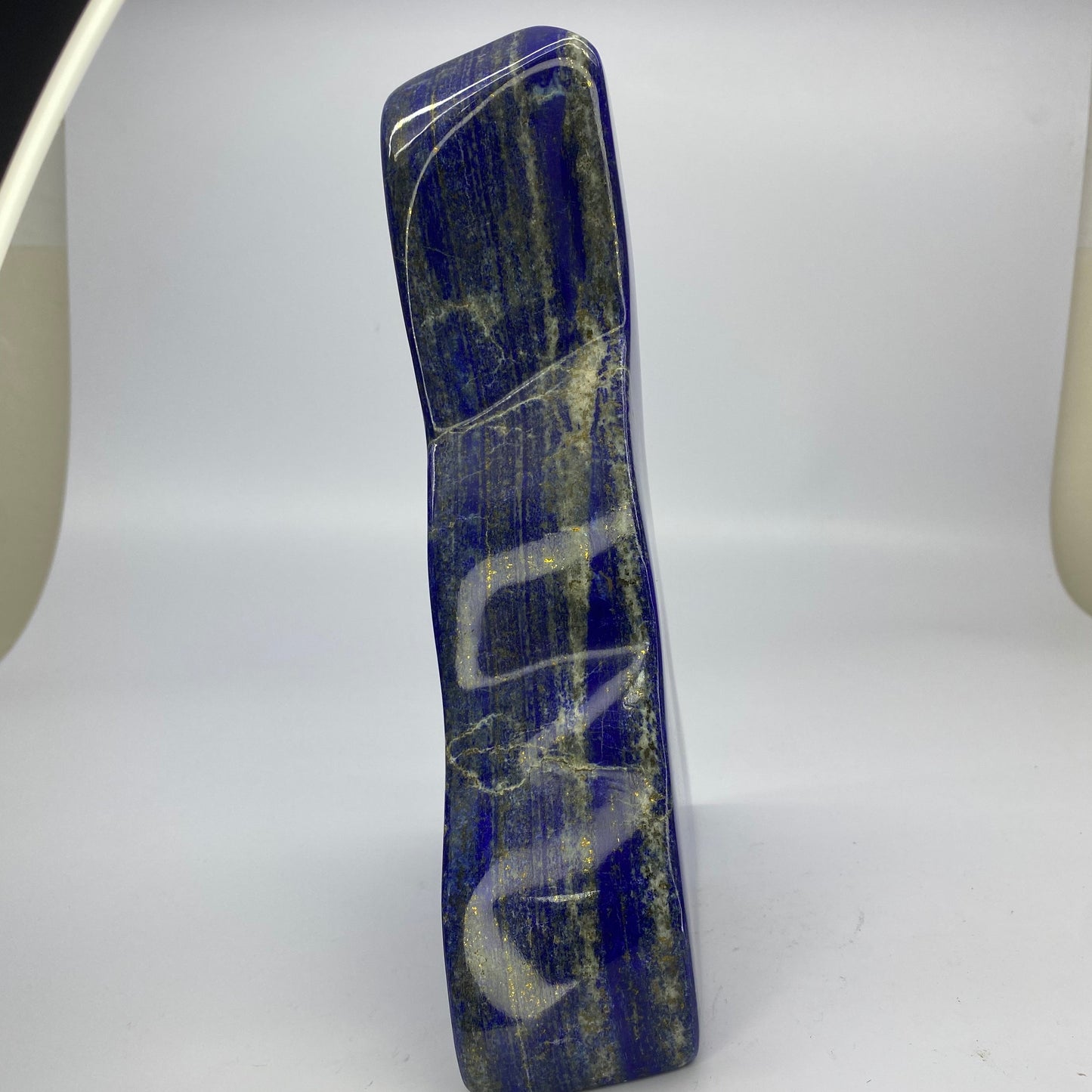2.65kg Royal Blue Polished Lapis Lazuli Block Centerpiece – Badakhshan, Afghanistan