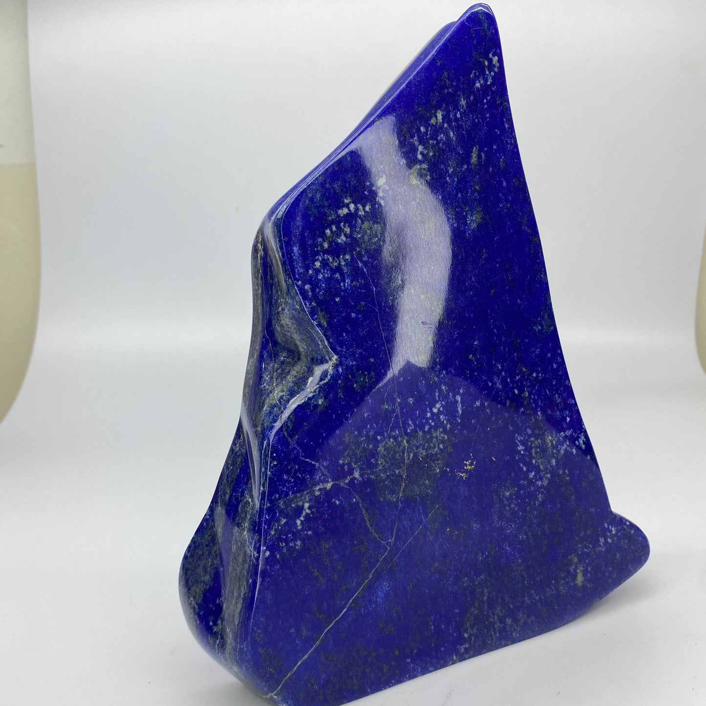 Lapis Lazuli, Lazurite, Afghanistan Minerals, Polished Gemstone, Royal Blue Lapis, Pyrite Inclusions, Lapis Block, Display Specimen