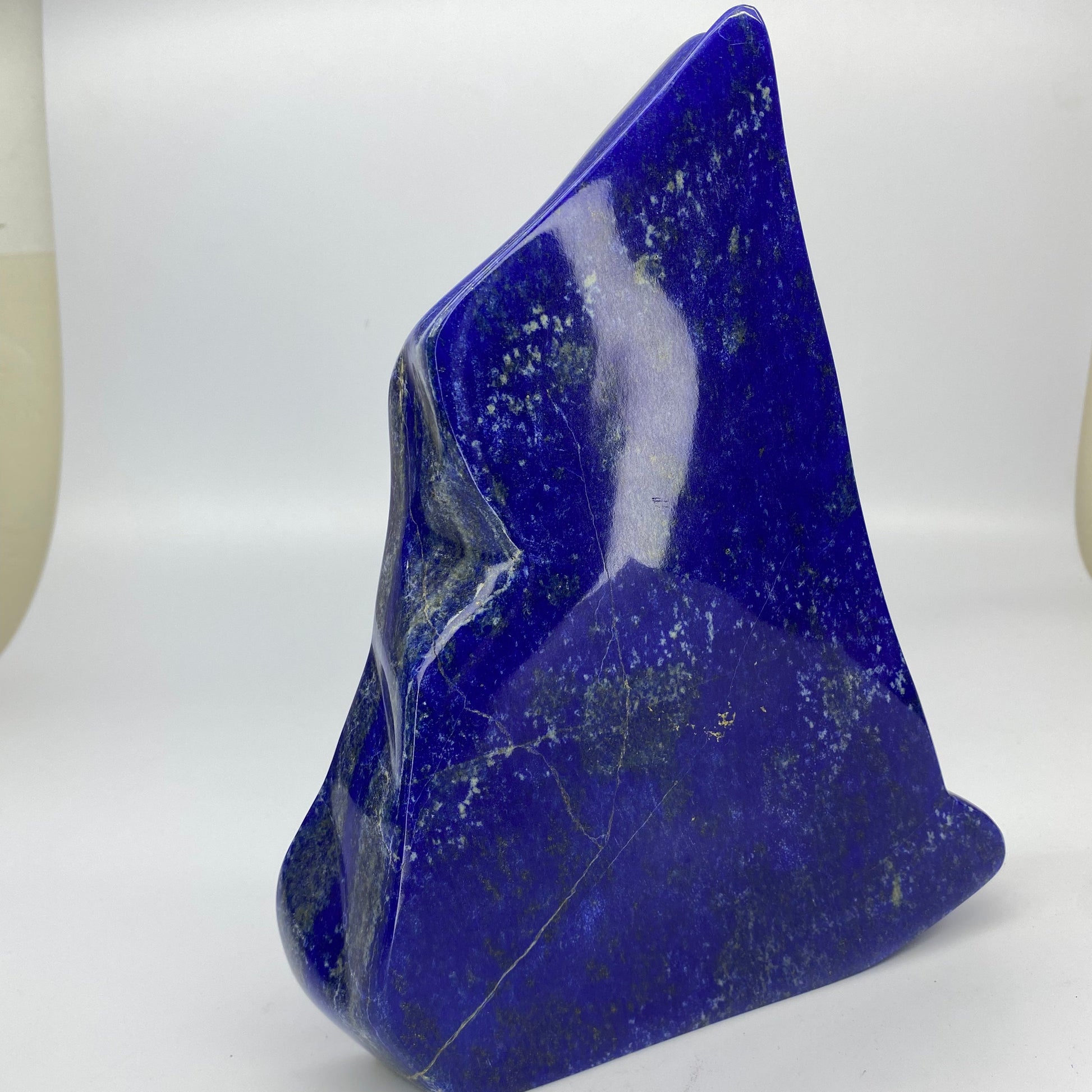 Lapis Lazuli, Lazurite, Afghanistan Minerals, Polished Gemstone, Royal Blue Lapis, Pyrite Inclusions, Lapis Block, Display Specimen