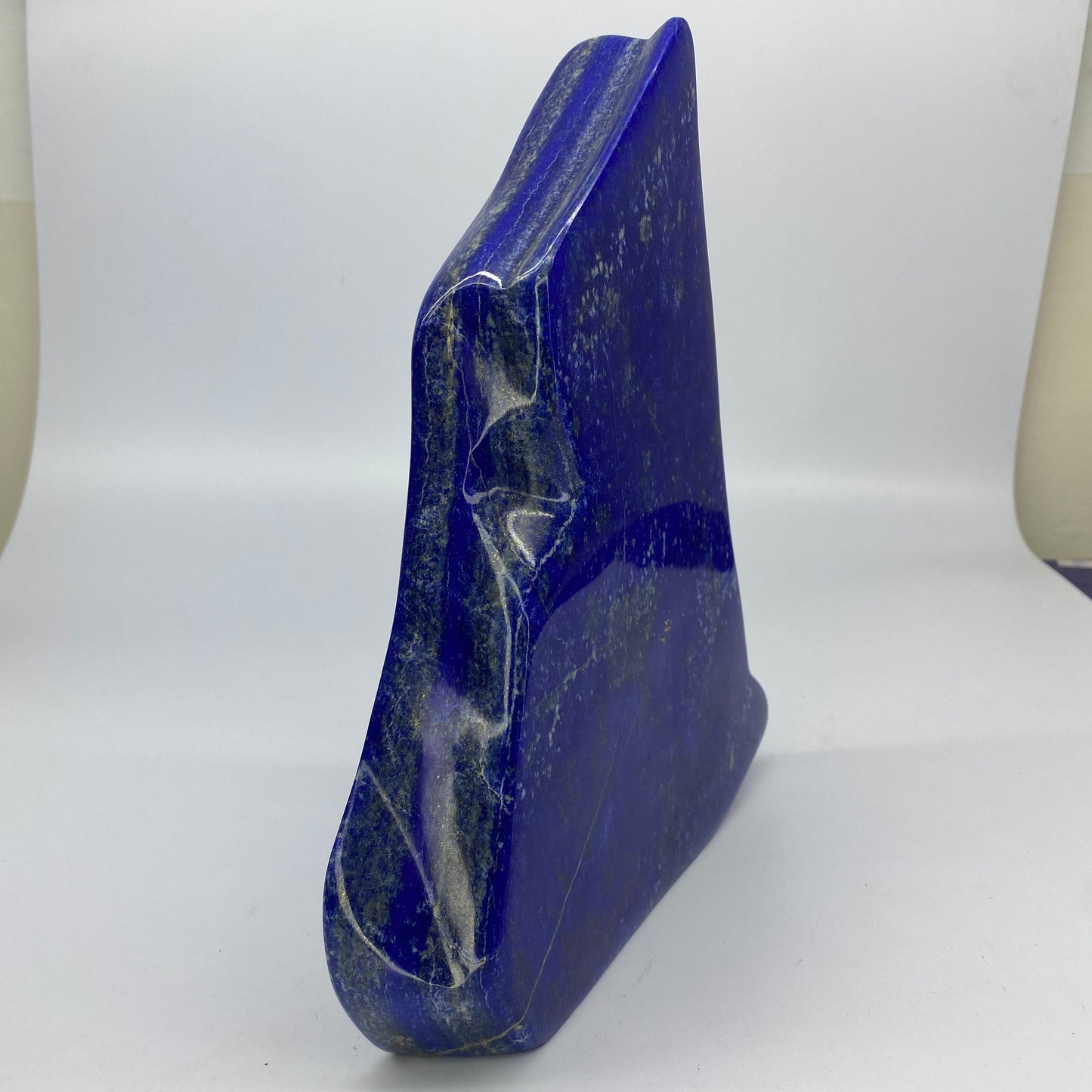 Lapis Lazuli, Lazurite, Afghanistan Minerals, Polished Gemstone, Royal Blue Lapis, Pyrite Inclusions, Lapis Block, Display Specimen