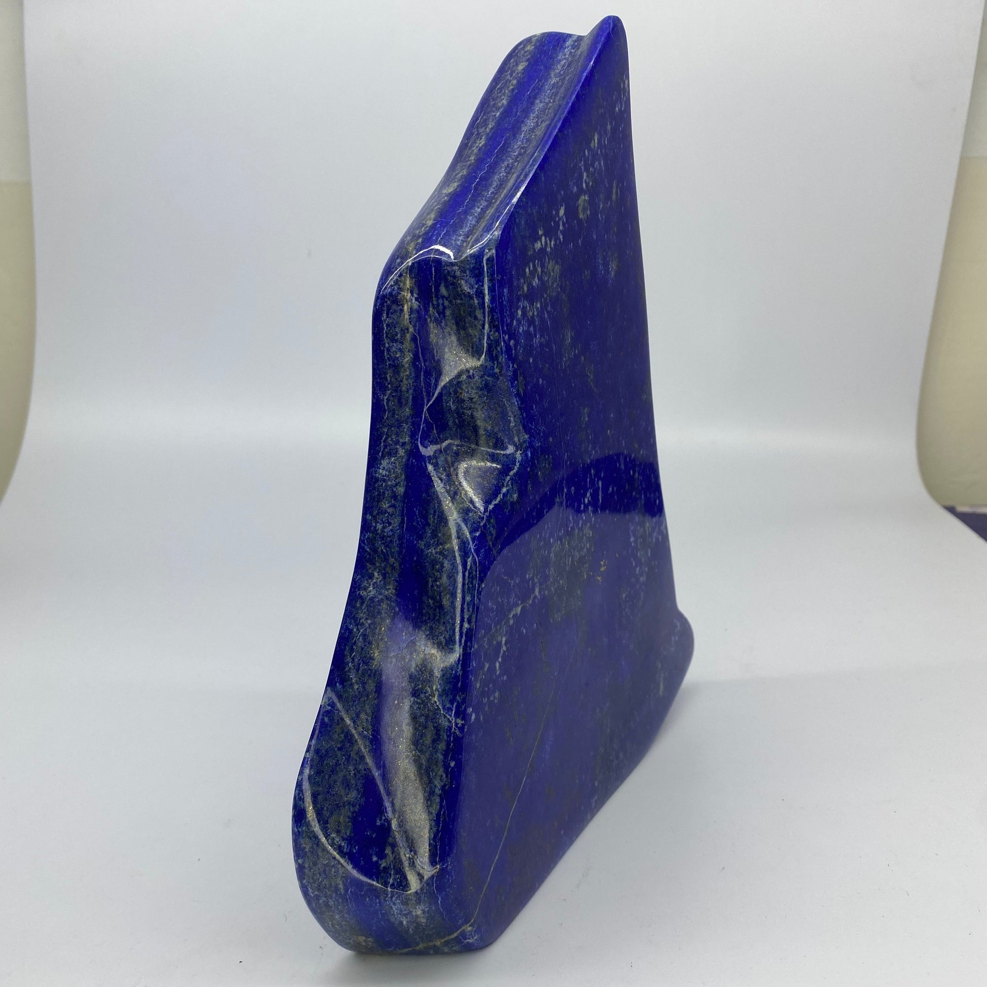 Lapis Lazuli, Lazurite, Afghanistan Minerals, Polished Gemstone, Royal Blue Lapis, Pyrite Inclusions, Lapis Block, Display Specimen
