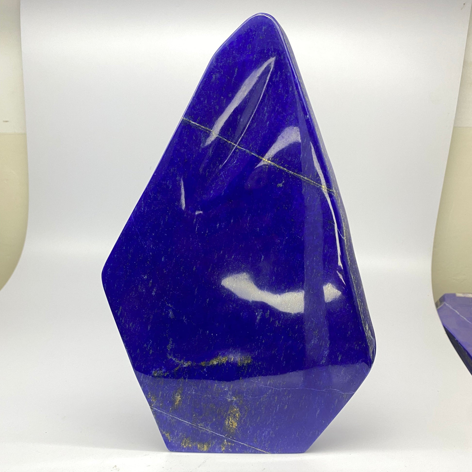 Lapis Lazuli, Lazurite, Afghanistan Minerals, Polished Gemstone, Royal Blue Lapis, Pyrite Inclusions, Lapis Block, Display Specimen