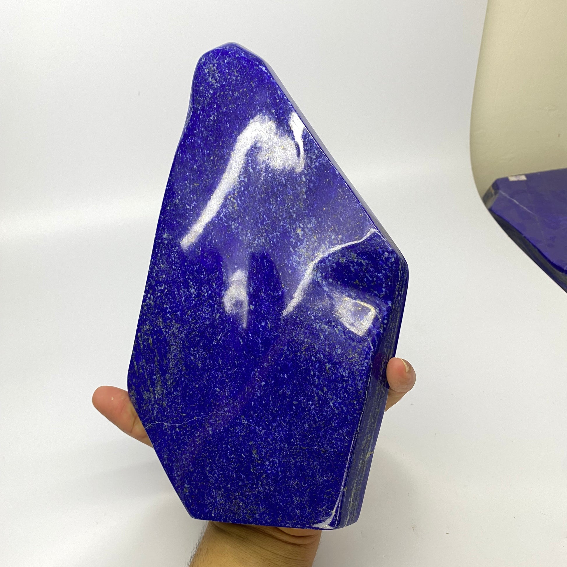 Lapis Lazuli, Lazurite, Afghanistan Minerals, Polished Gemstone, Royal Blue Lapis, Pyrite Inclusions, Lapis Block, Display Specimen