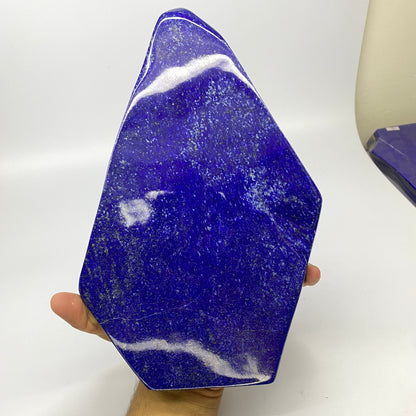 Lapis Lazuli, Lazurite, Afghanistan Minerals, Polished Gemstone, Royal Blue Lapis, Pyrite Inclusions, Lapis Block, Display Specimen