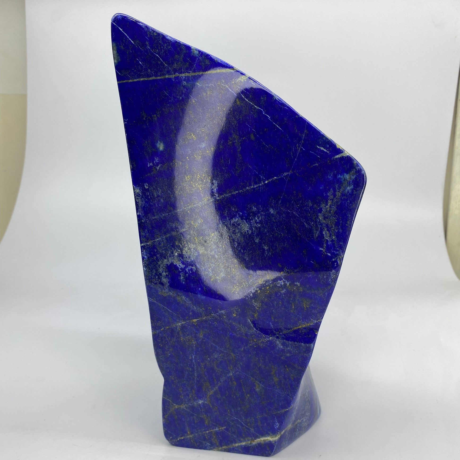 Lapis Lazuli, Lazurite, Afghanistan Minerals, Polished Gemstone, Royal Blue Lapis, Pyrite Inclusions, Lapis Block, Display Specimen