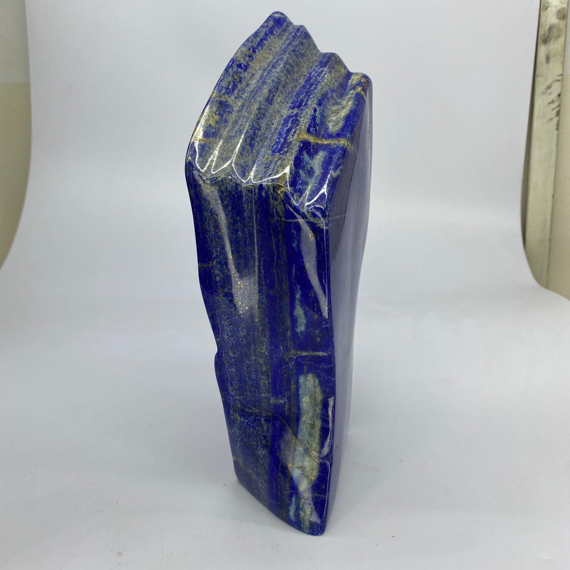 Lapis Lazuli, Lazurite, Afghanistan Minerals, Polished Gemstone, Royal Blue Lapis, Pyrite Inclusions, Lapis Block, Display Specimen