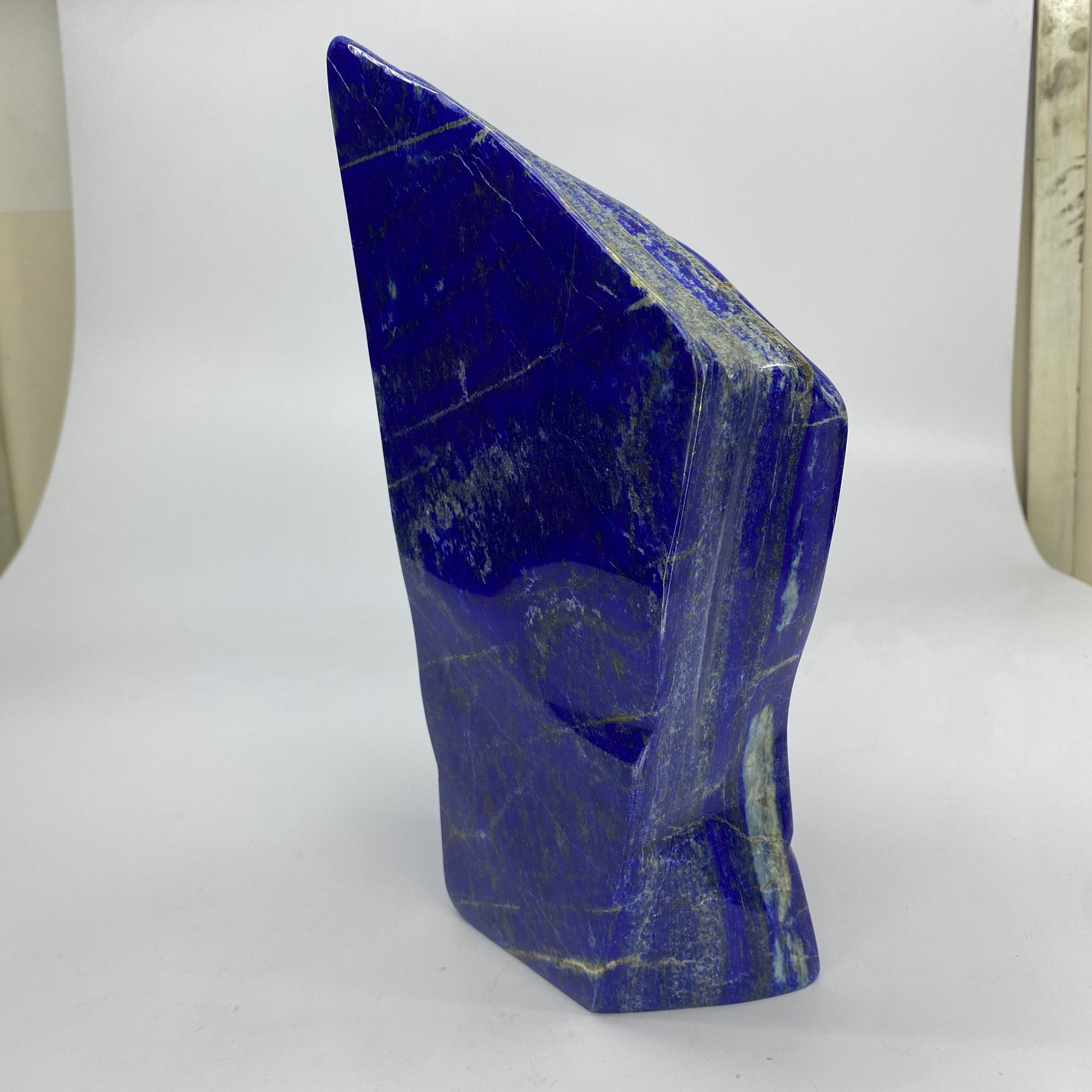 Lapis Lazuli, Lazurite, Afghanistan Minerals, Polished Gemstone, Royal Blue Lapis, Pyrite Inclusions, Lapis Block, Display Specimen