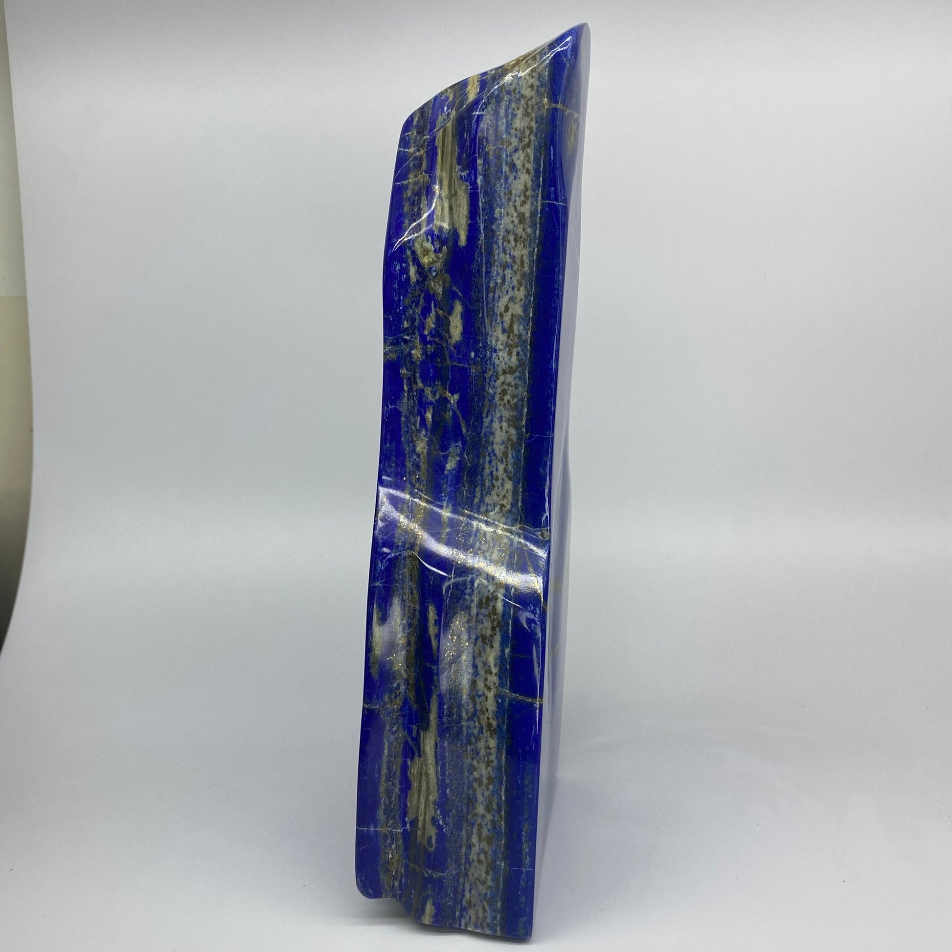 Lapis Lazuli, Lazurite, Afghanistan Minerals, Polished Gemstone, Royal Blue Lapis, Pyrite Inclusions, Lapis Block, Display Specimen