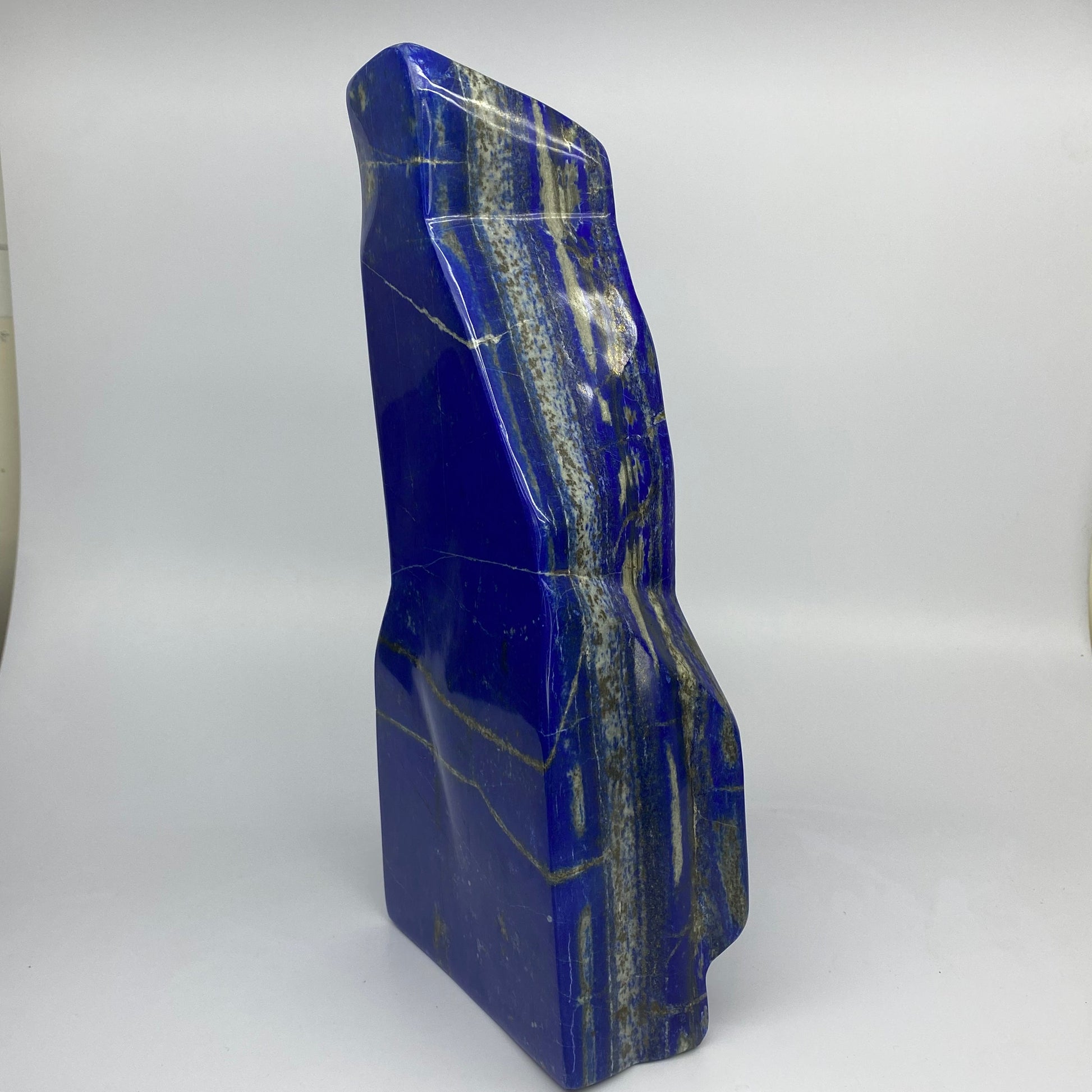Lapis Lazuli, Lazurite, Afghanistan Minerals, Polished Gemstone, Royal Blue Lapis, Pyrite Inclusions, Lapis Block, Display Specimen
